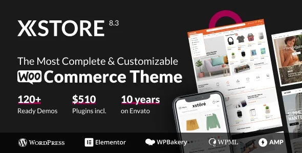 XStore 9.1.5下载多用途WooCommerce主题wp推荐。