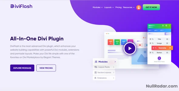 DiviFlash 1.2.9下载All In One Divi Plugin wp插件推荐