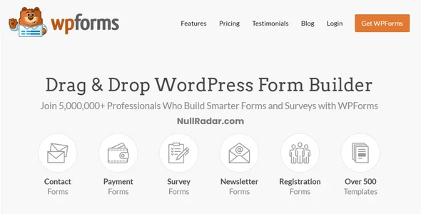 下载WP forms Pro 1 . 8 . 2 . 0+所有插件拖&；Drop WordPress Form Builder的WP插件推荐
