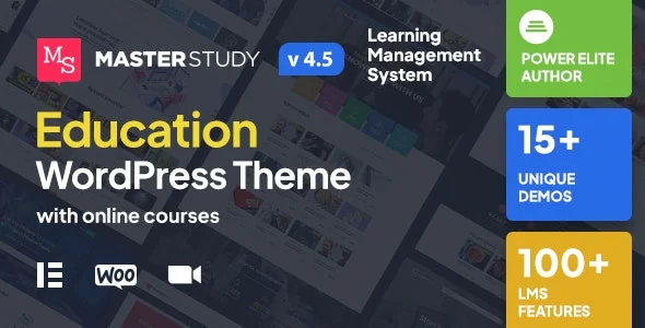 Masterstudy 4.8.2下载教育WordPress主题wp推荐。