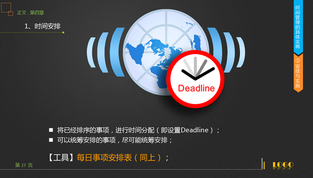 时间管理技能——企业内部员工培训ppt模板