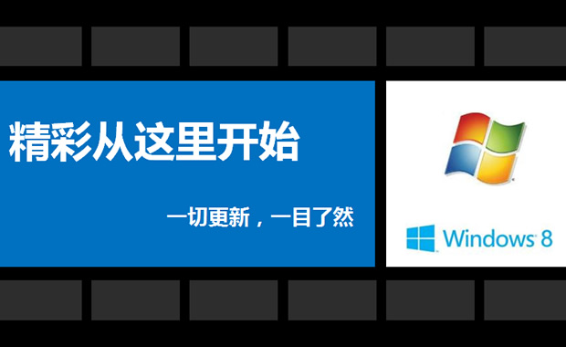 简洁微软win8风格Powerpoint模板 幻灯片演示文档 PPT下载1